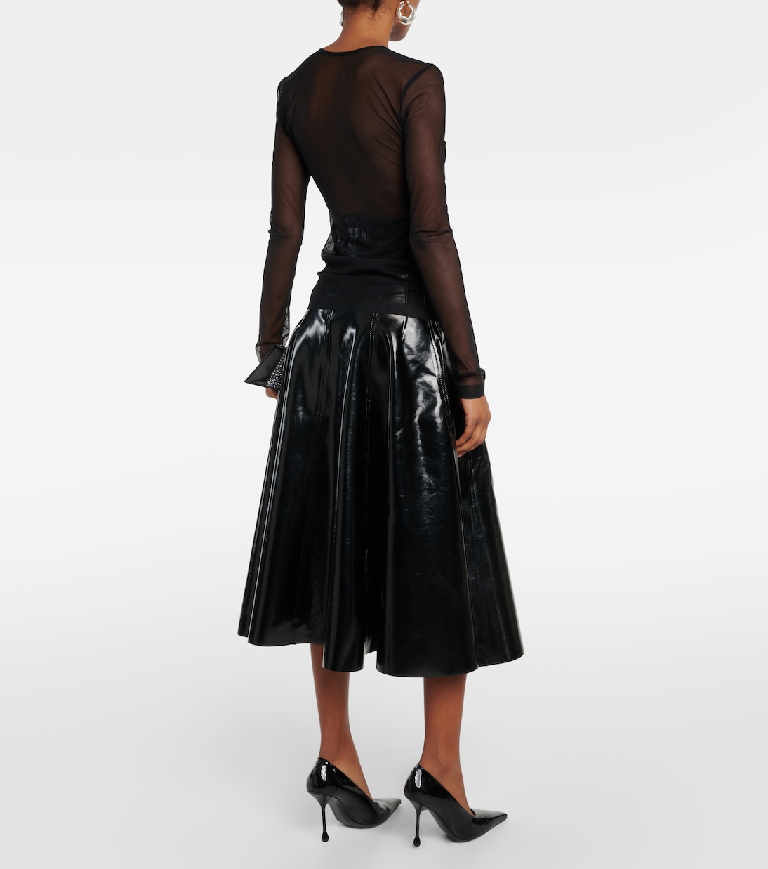 Top aus Mesh | Norma Kamali