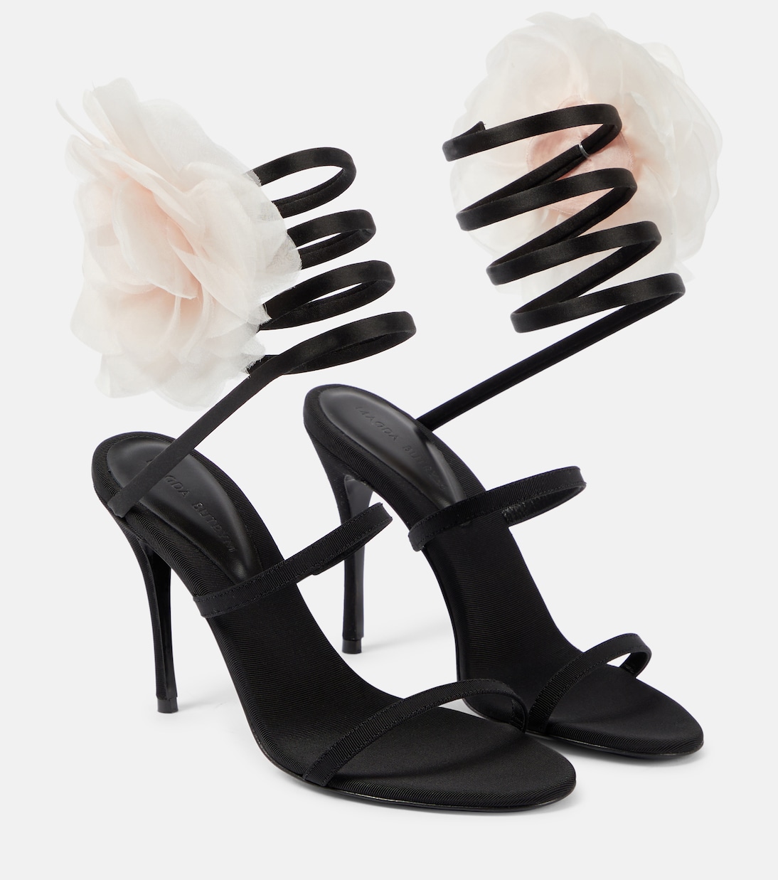 Verzierte Sandalen aus Satin | Magda Butrym
