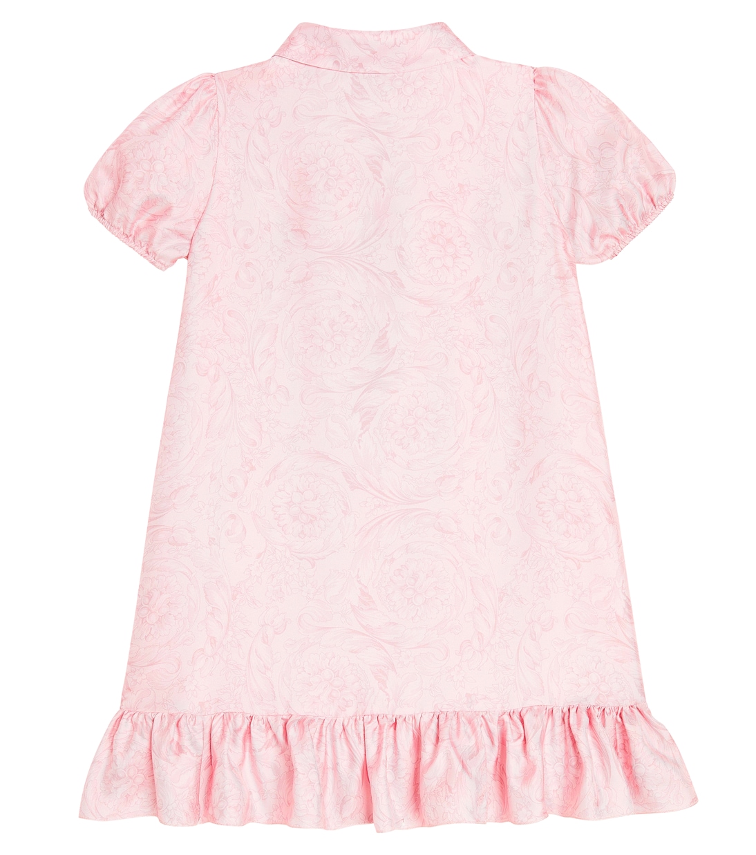 Barocco silk twill dress | Versace Kids