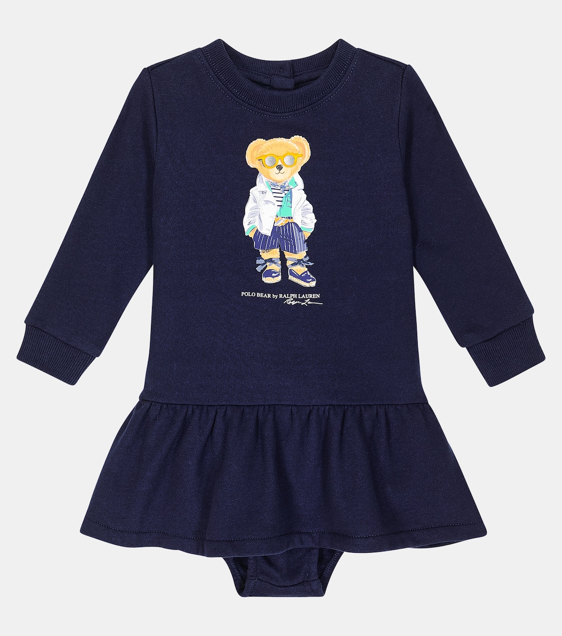Baby cotton dress and bloomers set | Polo Ralph Lauren Kids