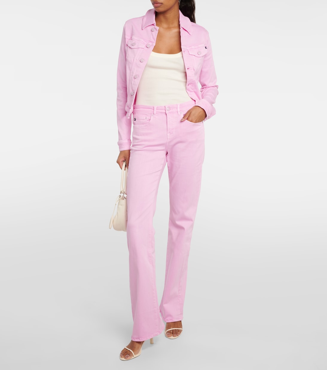 Sophie cotton-blend bootcut pants | AG Jeans