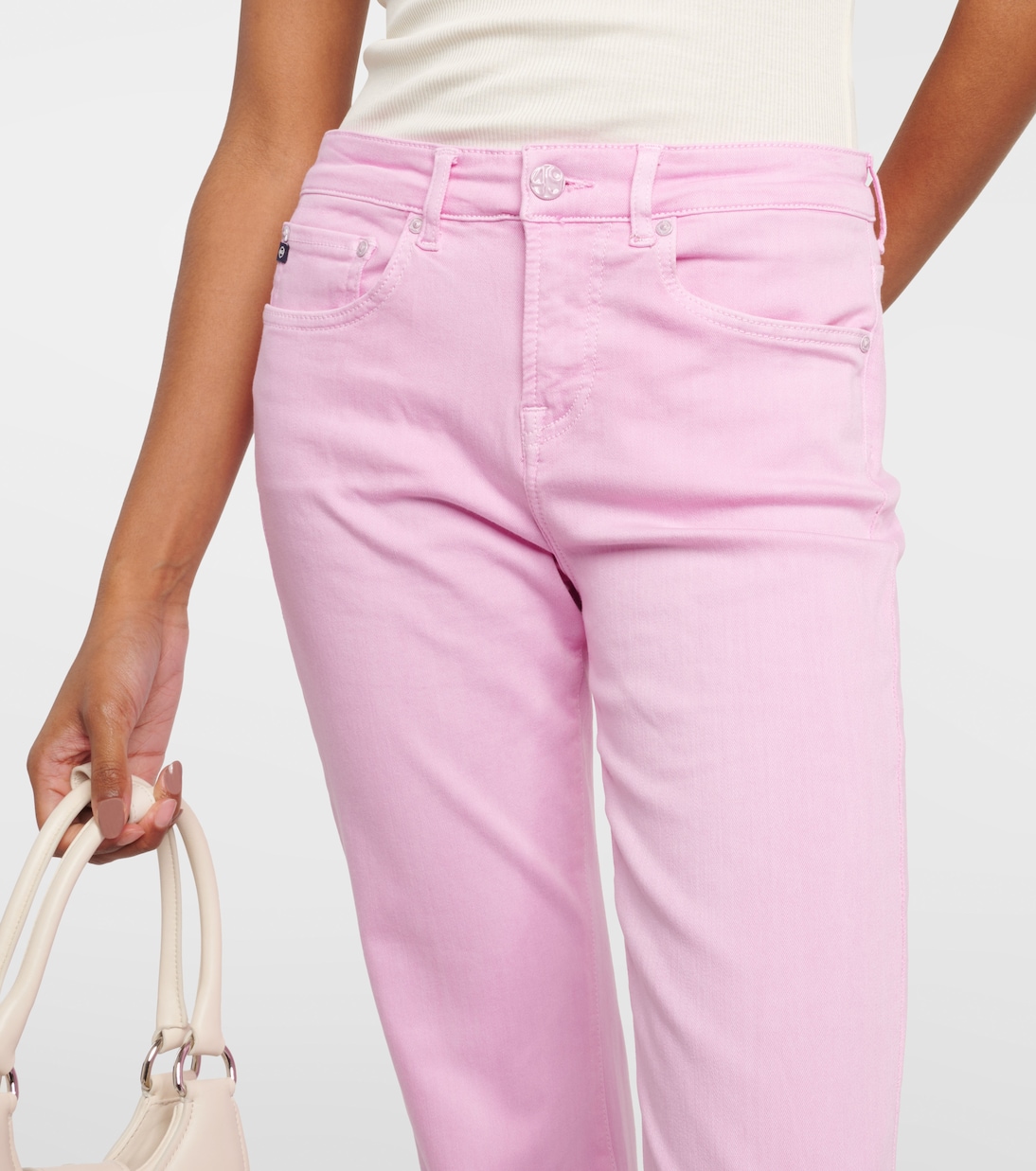 Sophie cotton-blend bootcut pants | AG Jeans