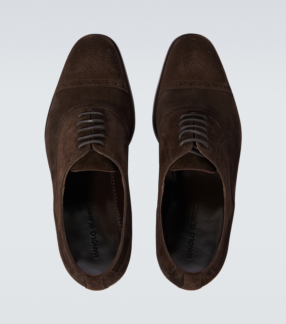 Stringate Witney in suede | Manolo Blahnik