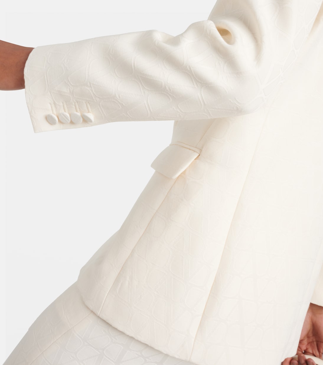 Toile Iconographe Crêpe Couture blazer | Valentino