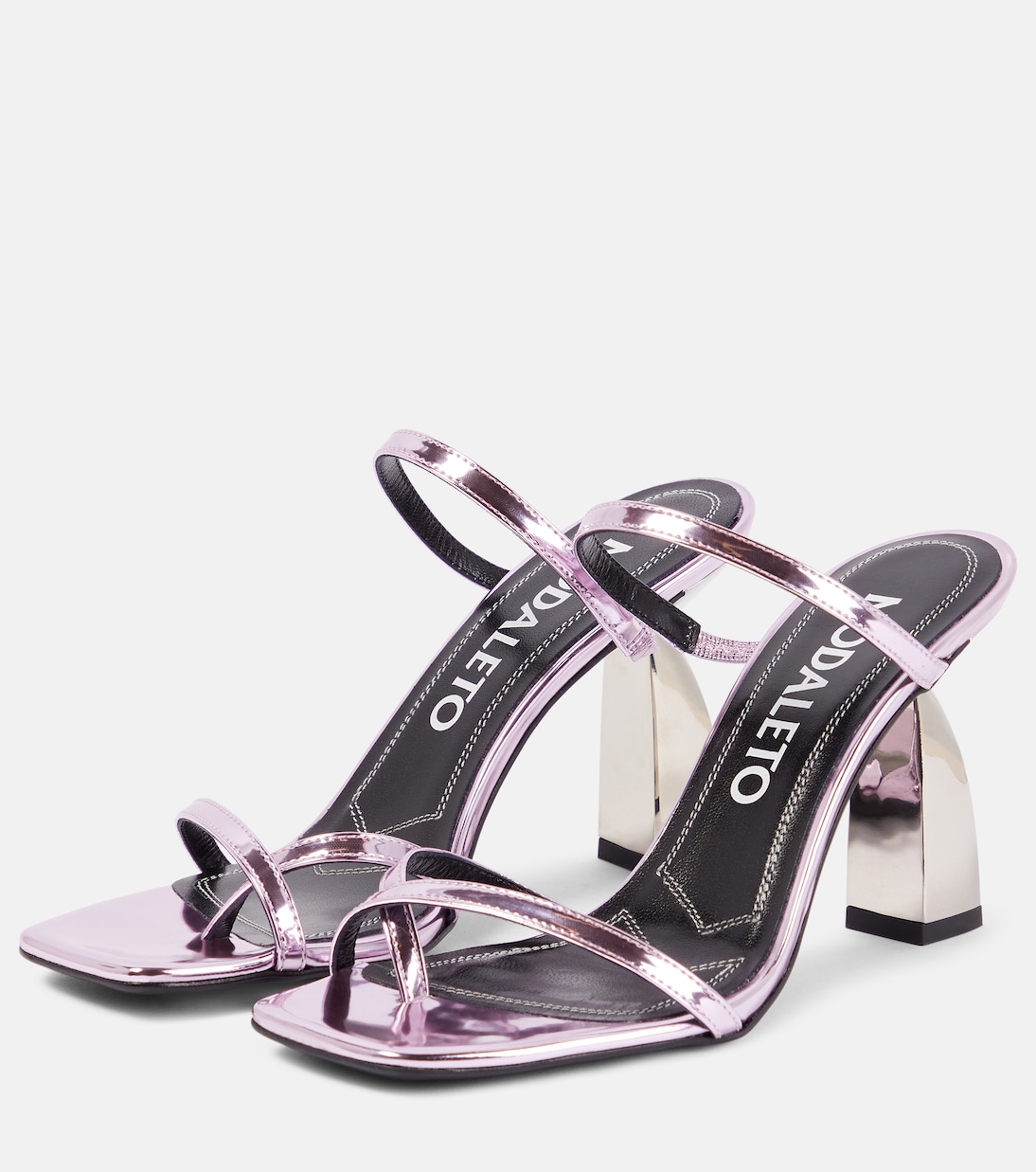 Angel A metallic leather mules | Nodaleto