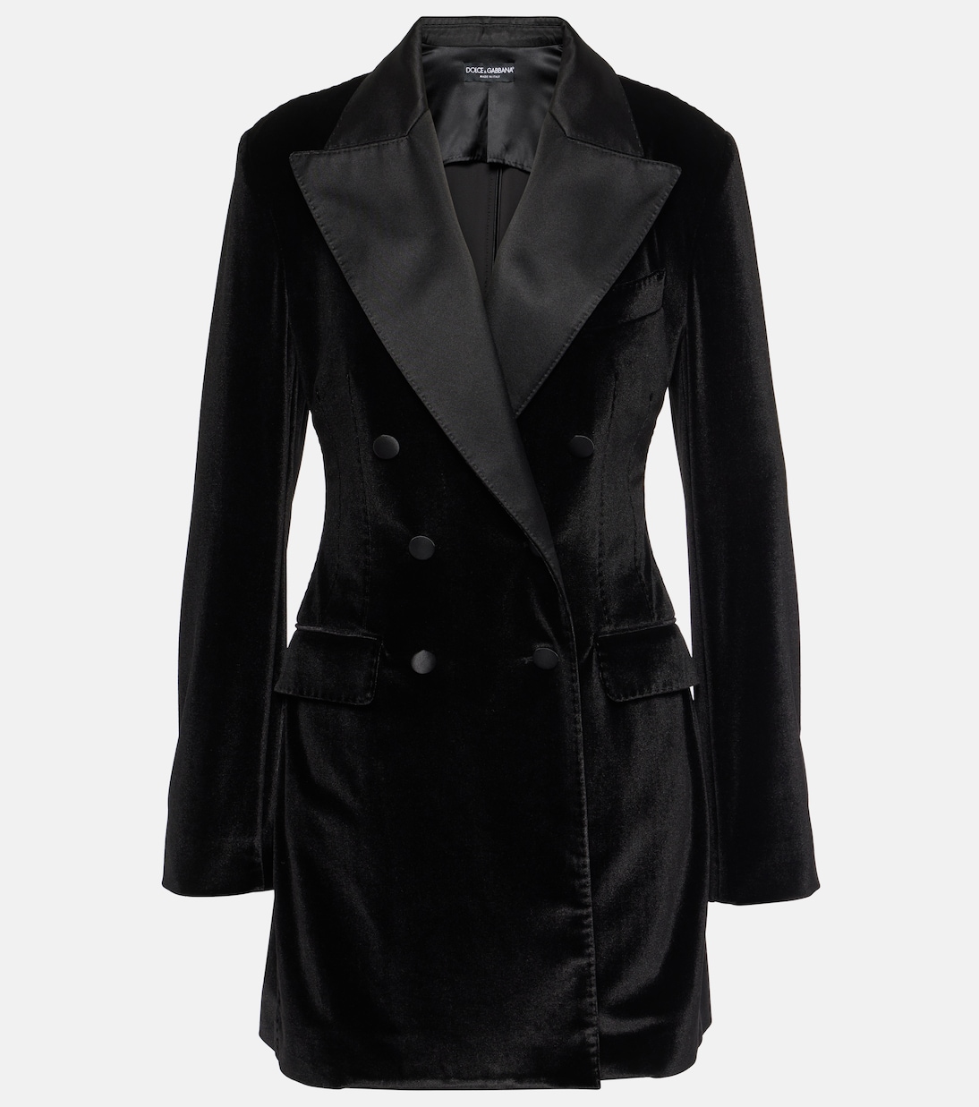 Double-breasted velvet blazer | Dolce&Gabbana