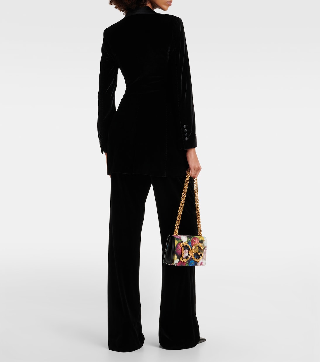 Double-breasted velvet blazer | Dolce&Gabbana
