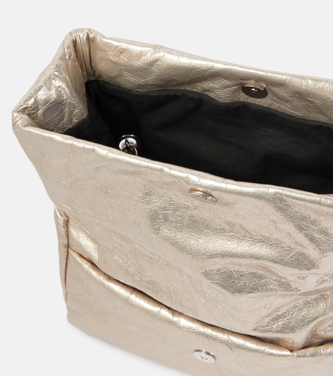 Borsa Monaco Small in pelle metallizzata | Balenciaga