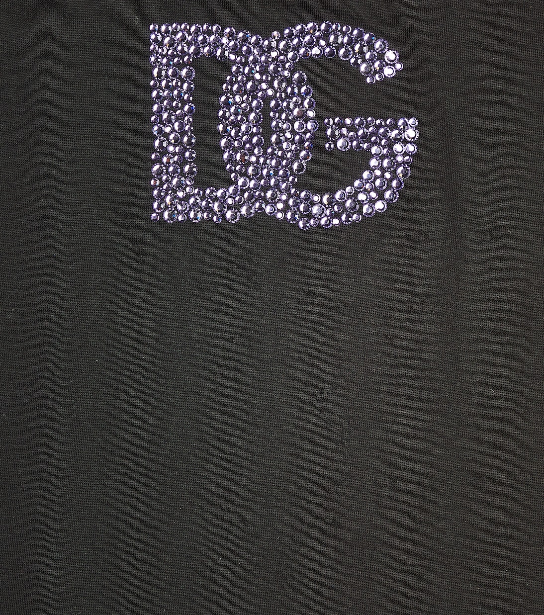T-shirt DG en coton à ornements | Dolce&Gabbana Kids