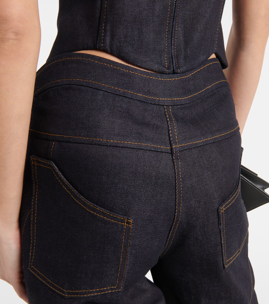 Hyn wide-leg jeans in blue - Aya Muse | Mytheresa