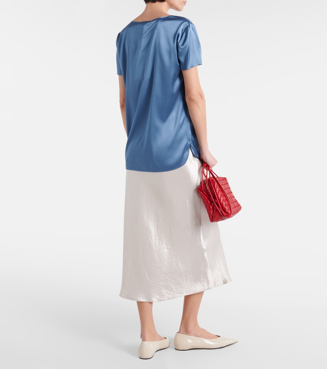 Leisure T-Shirt Cortona aus Satin | Max Mara