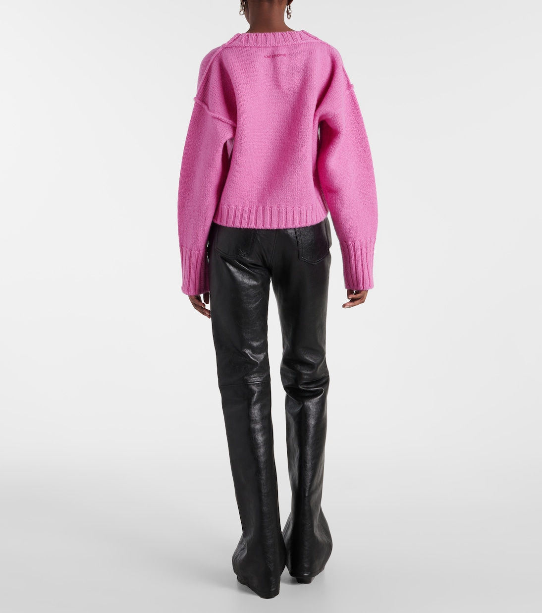 Jersey cropped Kryptona de lana | Acne Studios