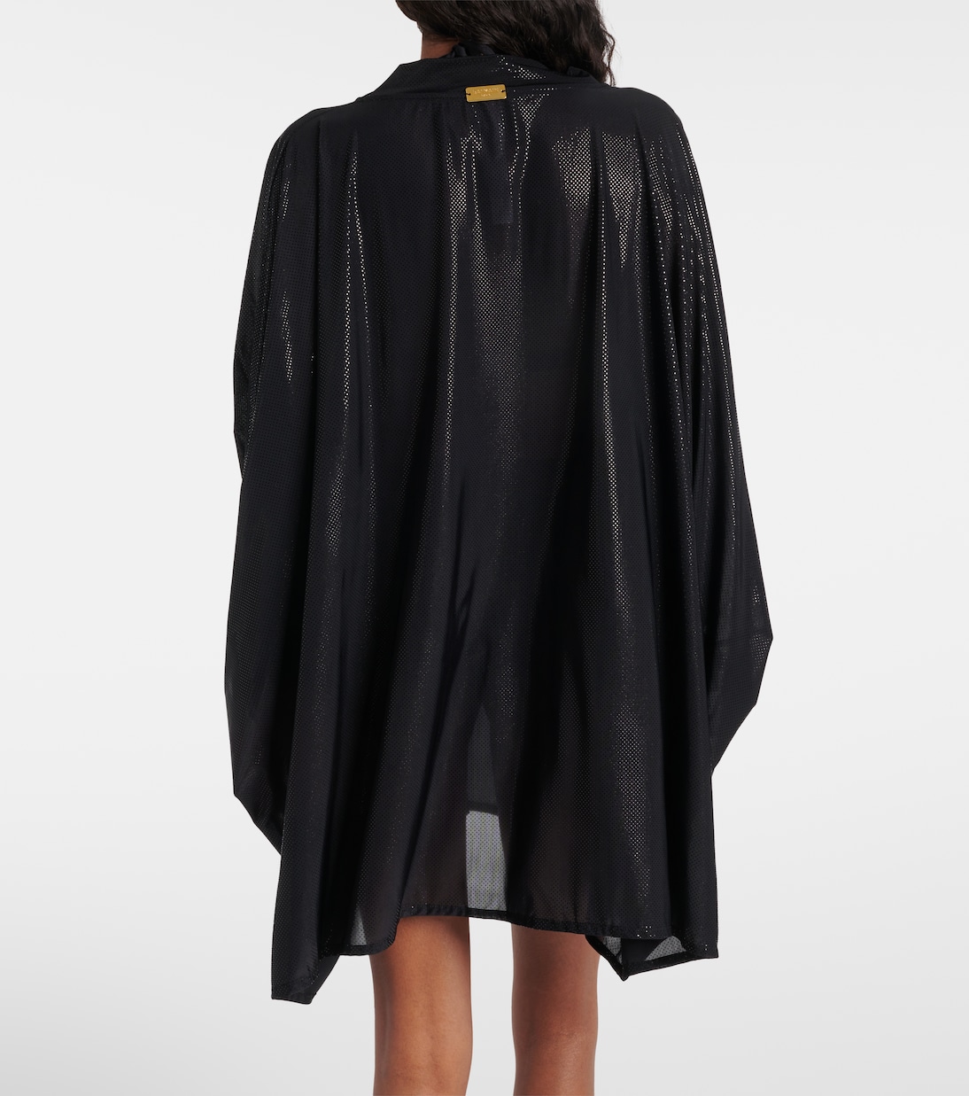 Vestido caftán corto de jersey | Balmain