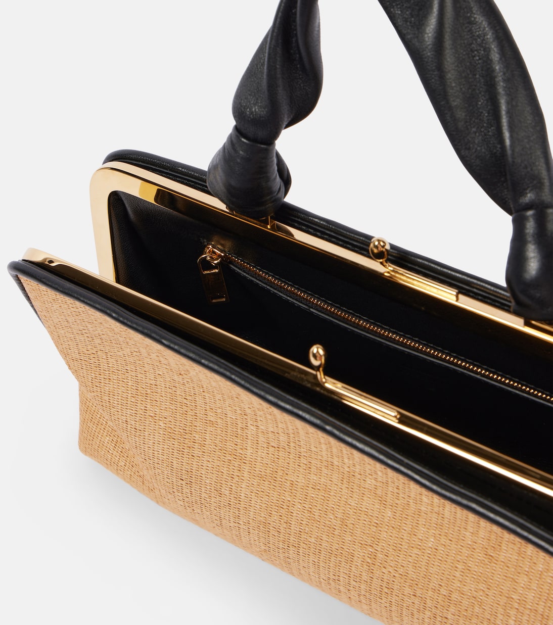 【Jil Sander】Goji Small Raffia Handbag MUSINSA | JIL SANDER Small Goji Raffia Tote Bag - Black