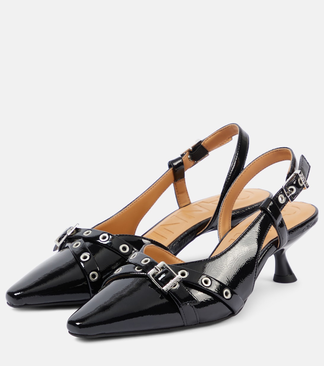 Escarpins en cuir synthétique | Ganni