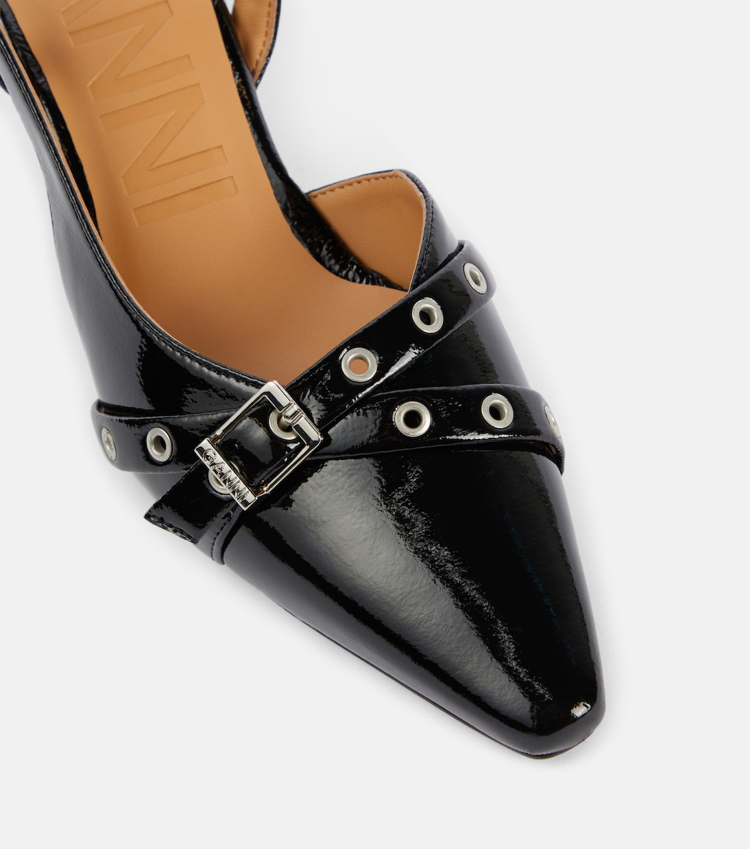 Escarpins en cuir synthétique | Ganni