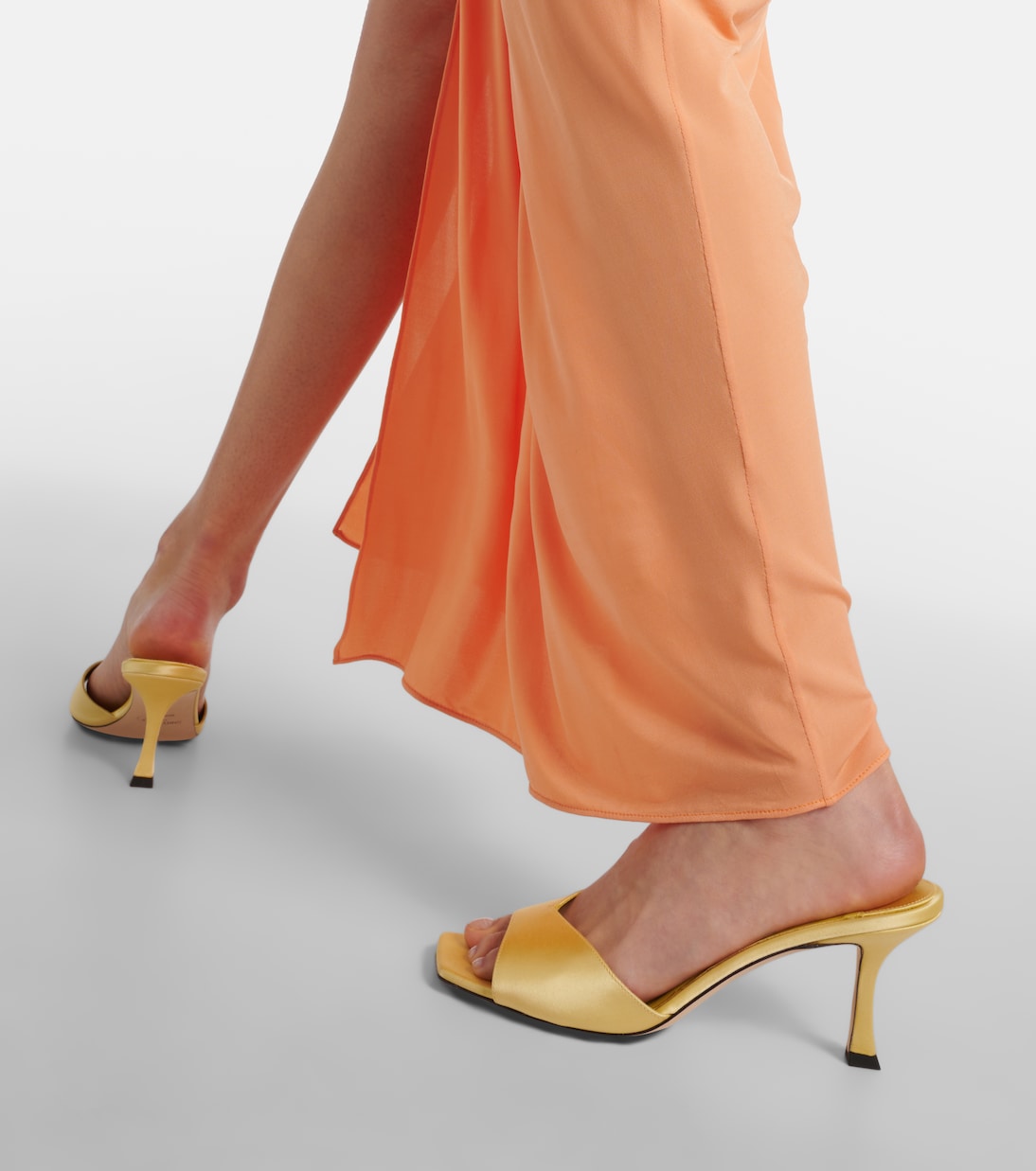 Skye 70 satin mules | Jimmy Choo
