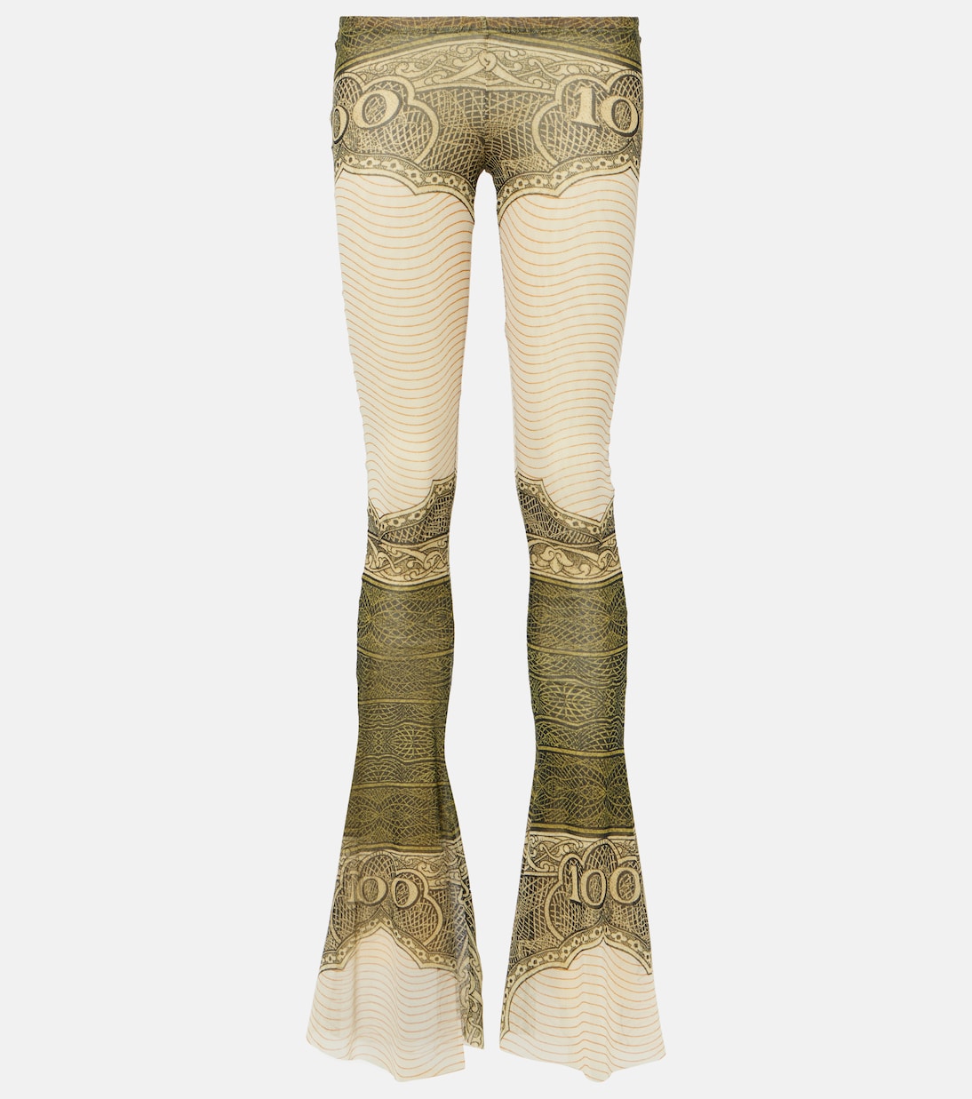 Printed flared pants | Jean Paul Gaultier