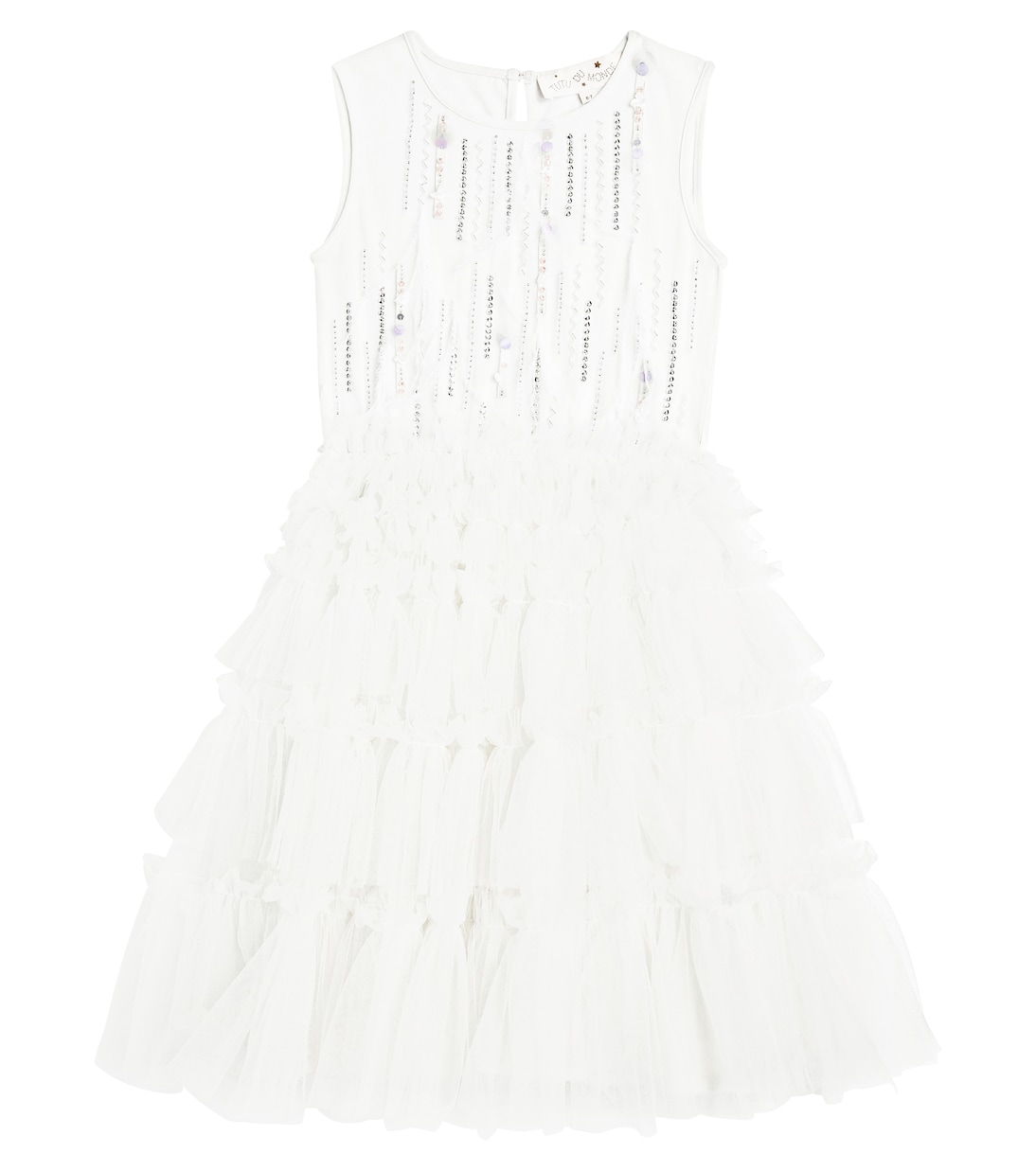 Kleid Dauphinette aus Jersey und Tüll mit Pailletten | Tutu Du Monde