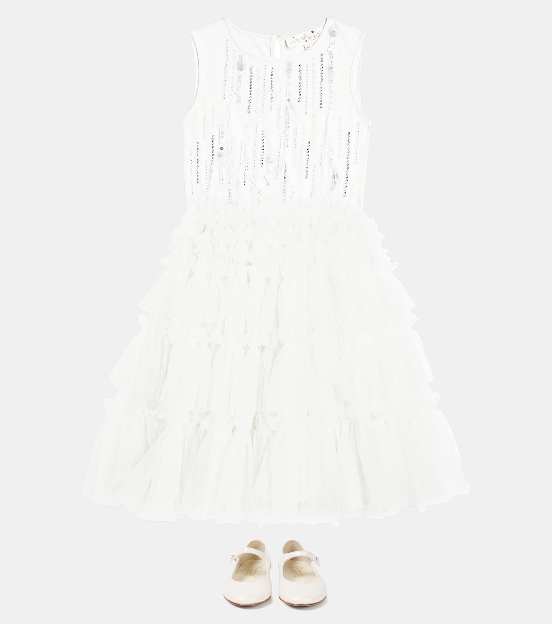 Kleid Dauphinette aus Jersey und Tüll mit Pailletten | Tutu Du Monde