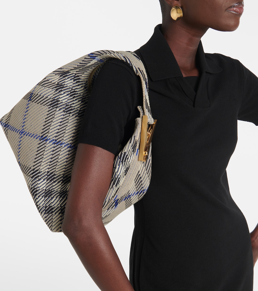 Medium jacquard duffel bag | Burberry
