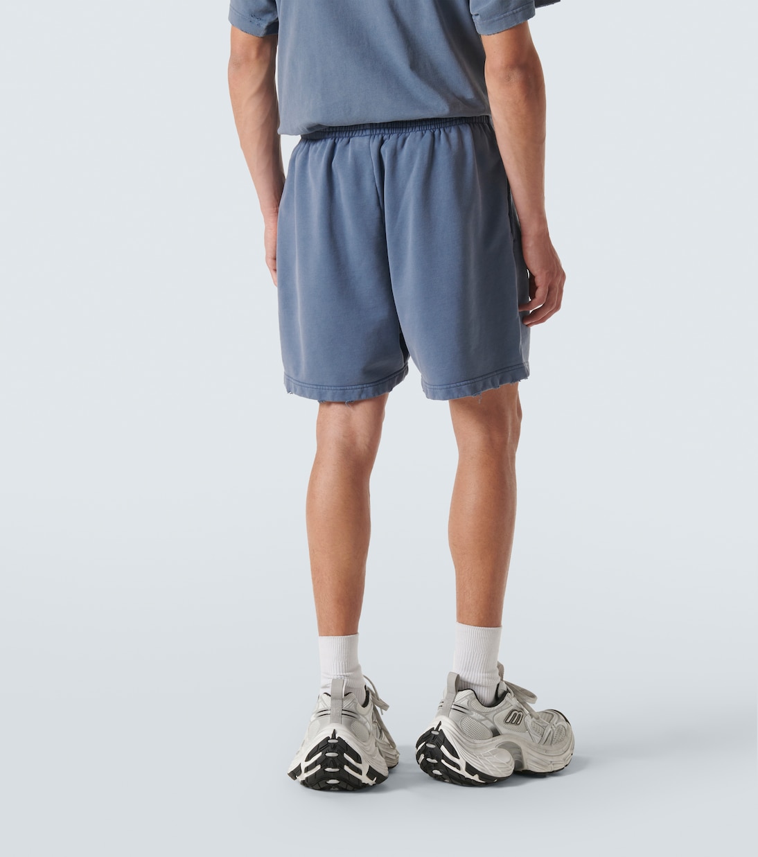 Political Campaign cotton fleece shorts | Balenciaga