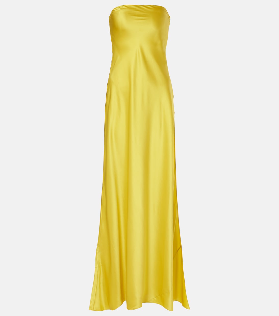 Filo strapless silk satin gown | Christopher Esber