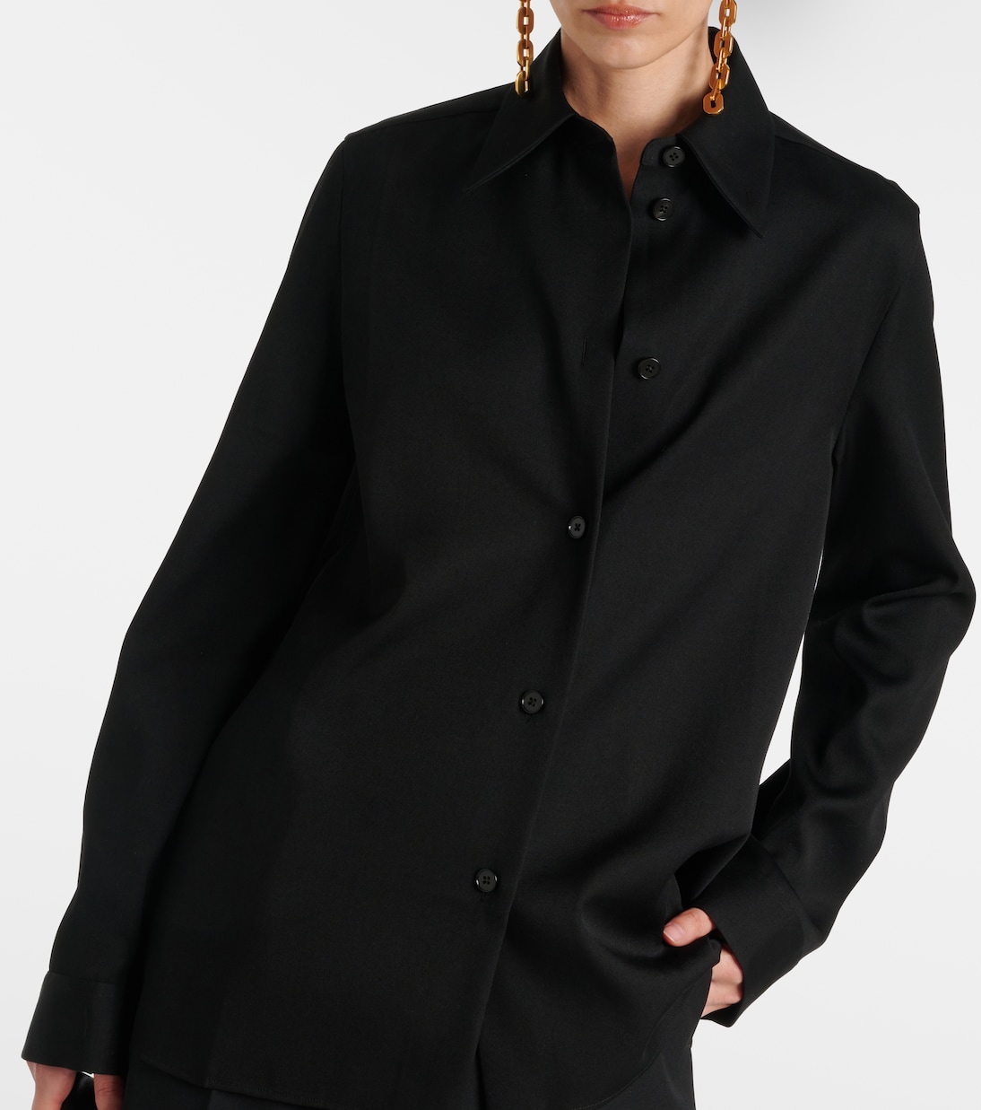 Camicia in lana vergine | Jil Sander