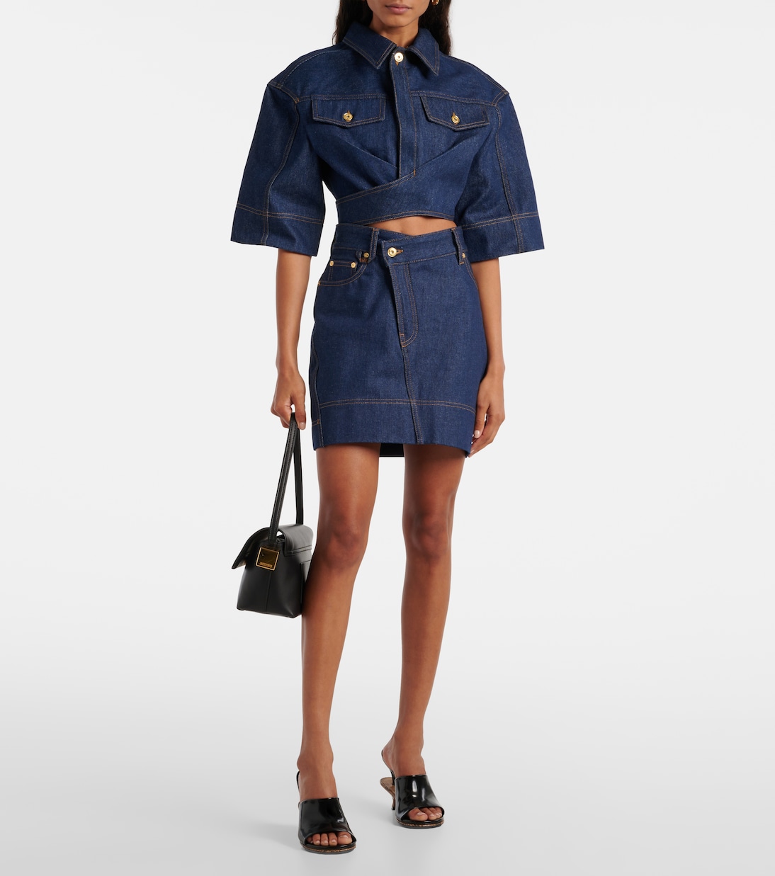 Mini-jupe en jean La Mini Jupe De-Nîmes | Jacquemus
