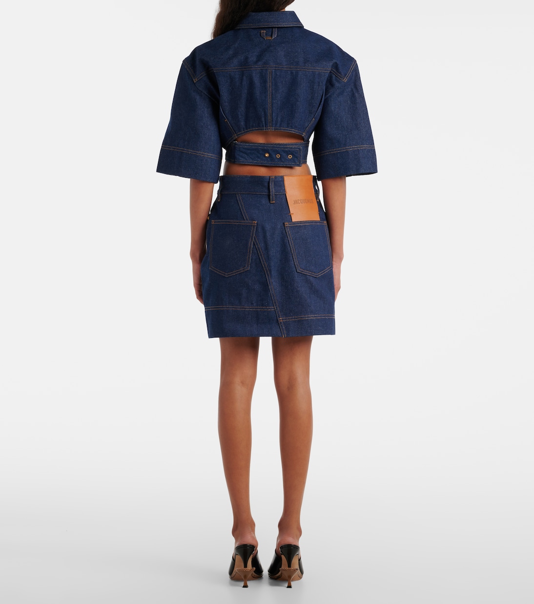 Mini-jupe en jean La Mini Jupe De-Nîmes | Jacquemus