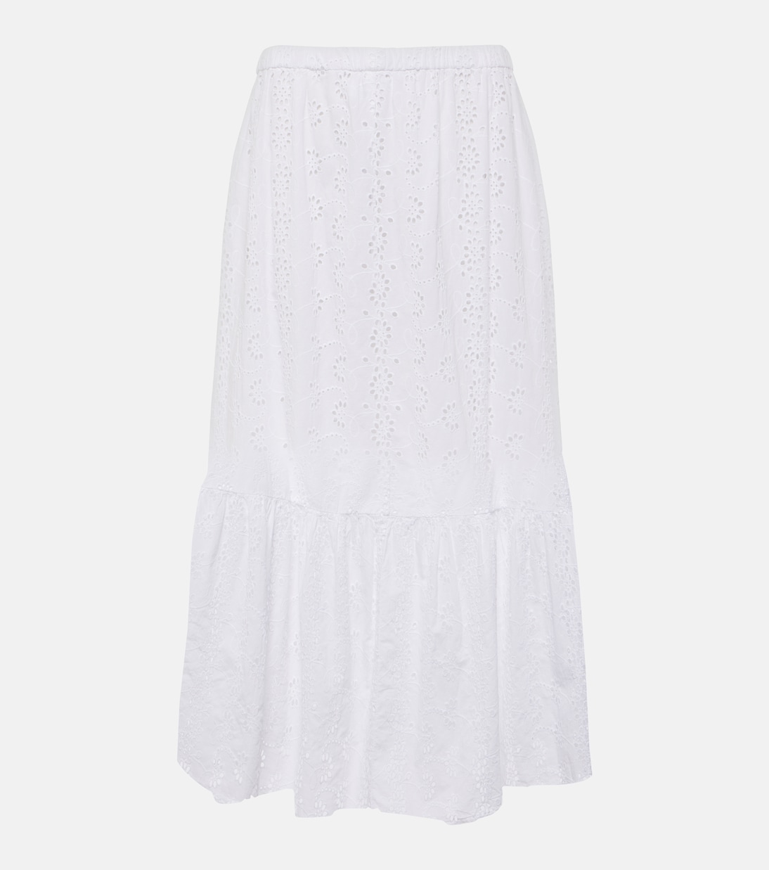 Jupe midi Amelia en coton | Velvet