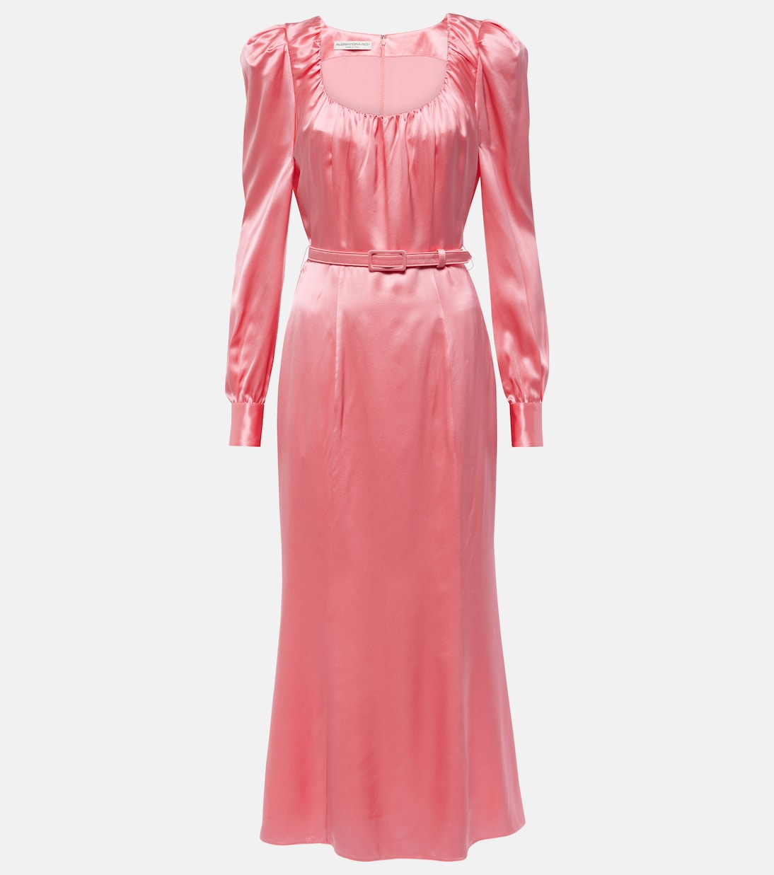 Midikleid aus Seidensatin | Alessandra Rich