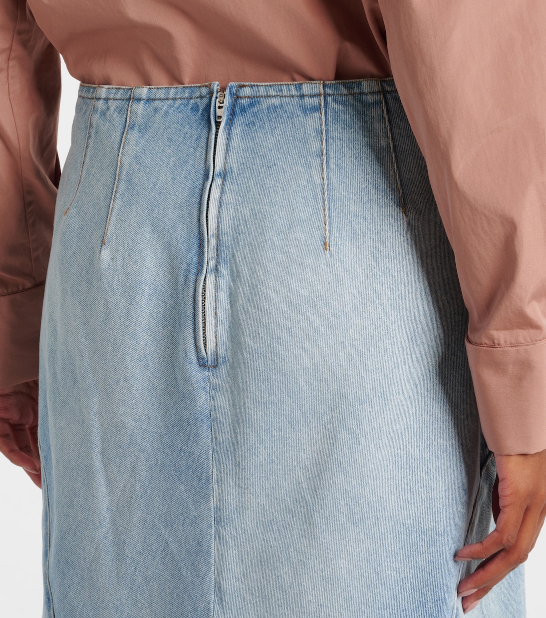 Jupe midi en jean | Dries Van Noten