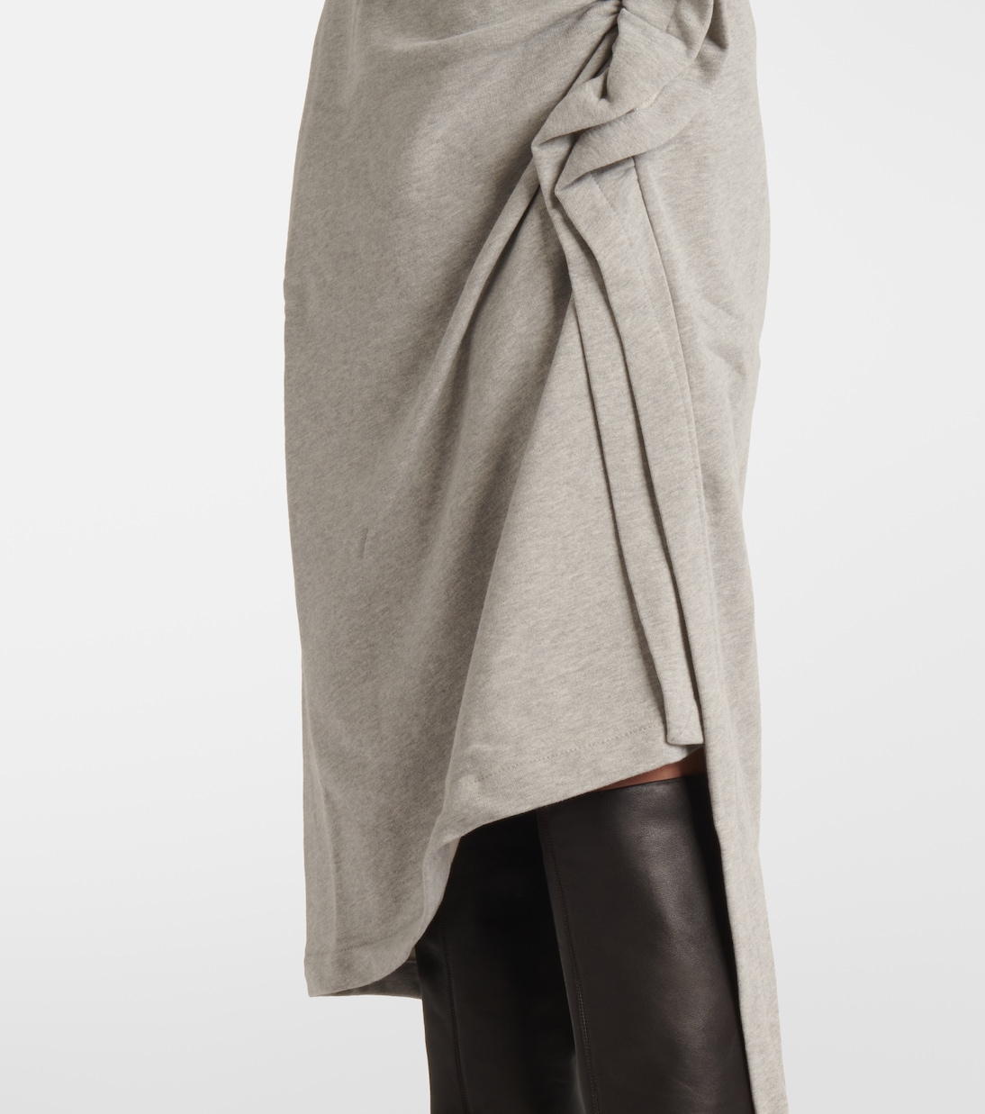 Gonna midi in jersey di cotone | Dries Van Noten