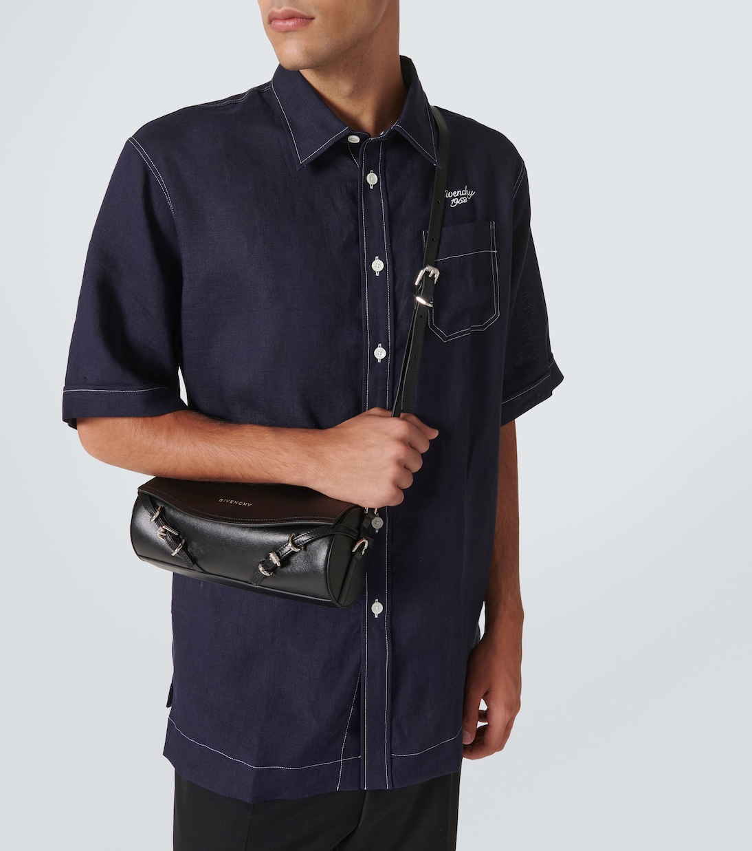 Borsa a spalla Voyou Roller in pelle | Givenchy