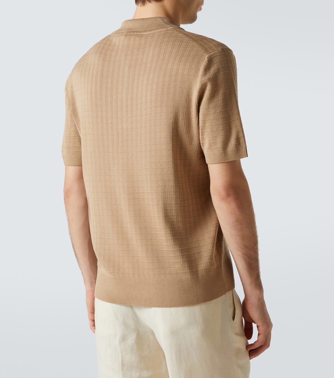 Polo de seda y algodón | Canali