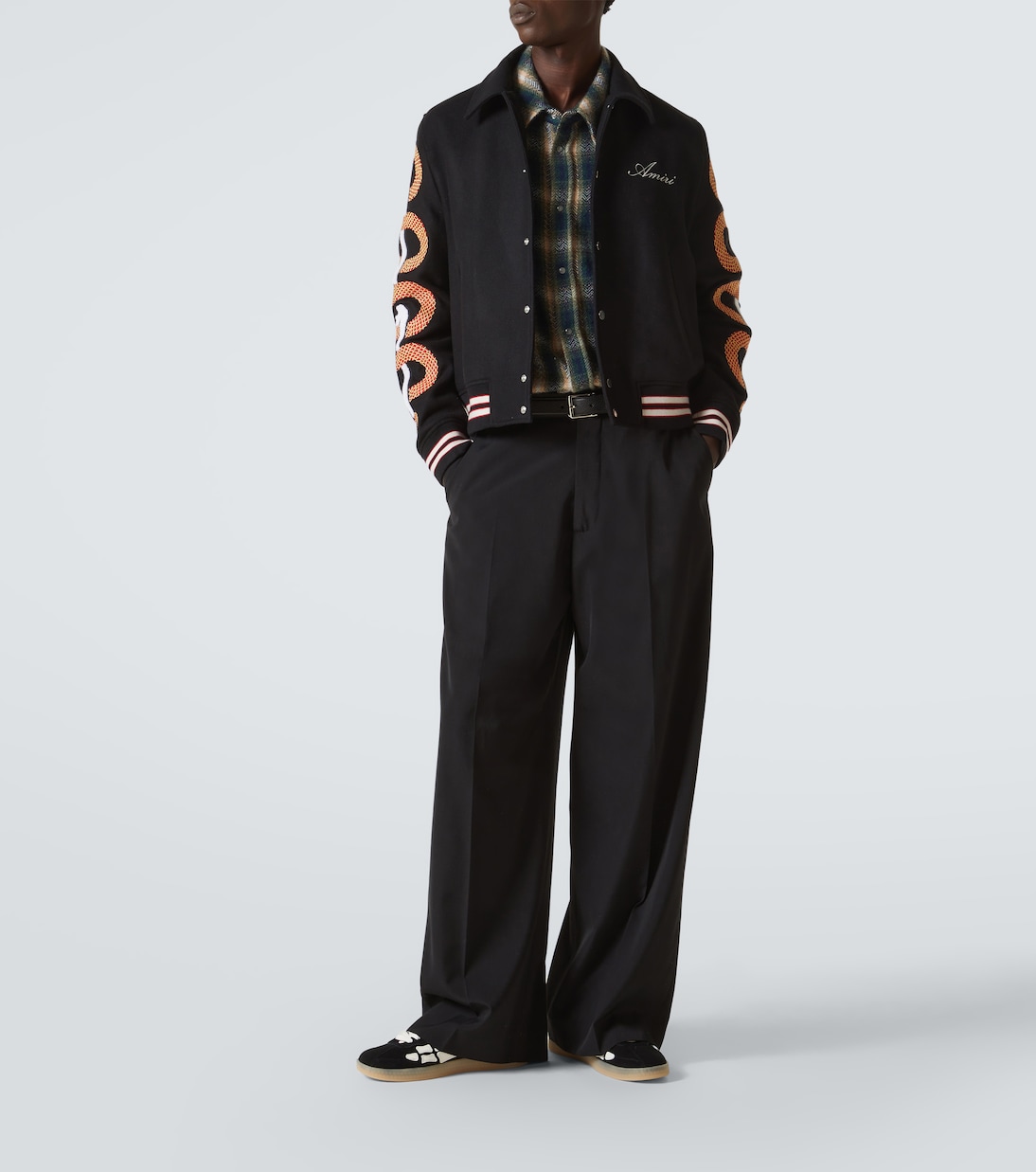 Sneakers Pacific Bones in suede | Amiri