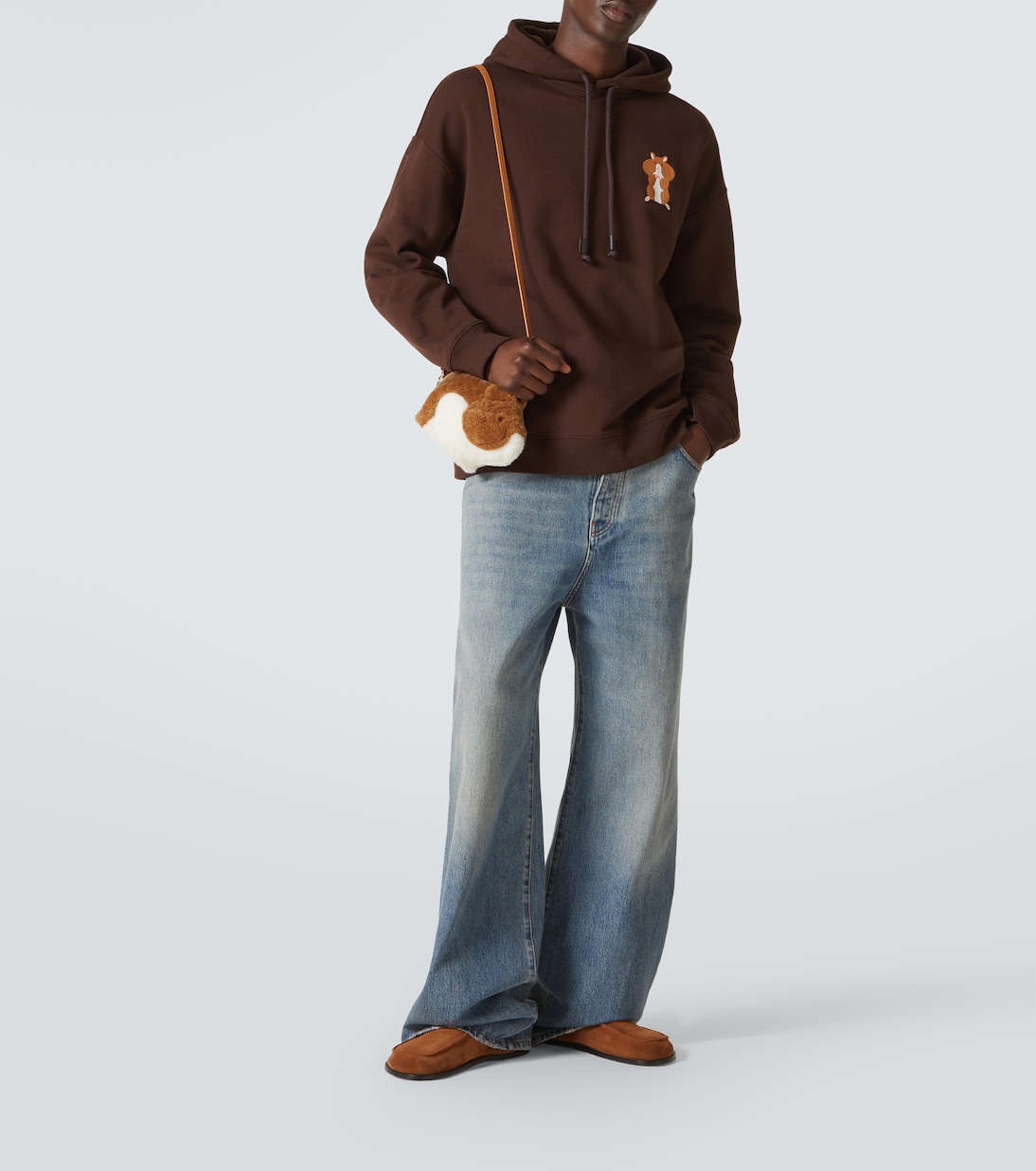 x Suna Fujita - Felpa in cotone con cappuccio | Loewe