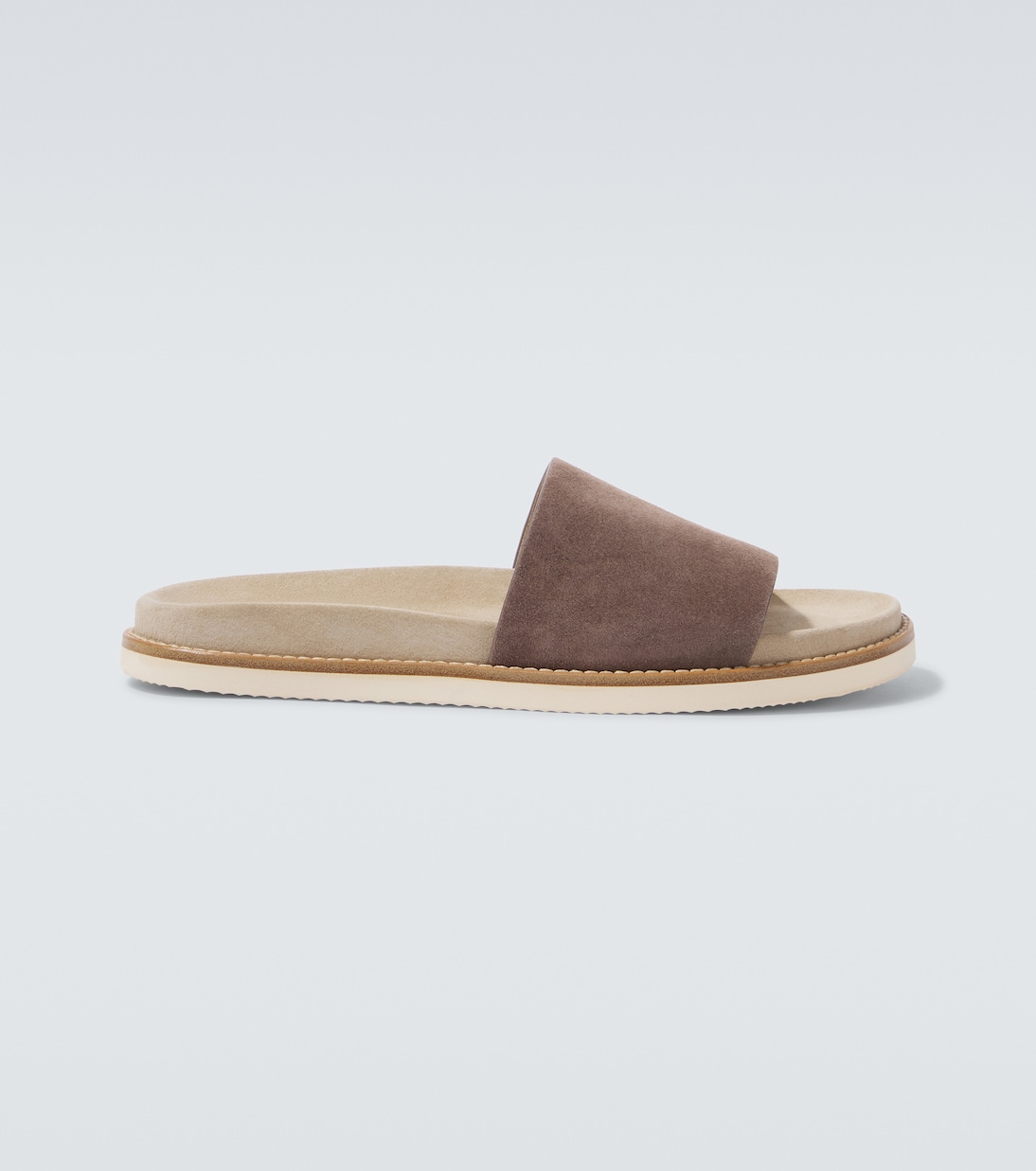 Slippers in suede | Brunello Cucinelli