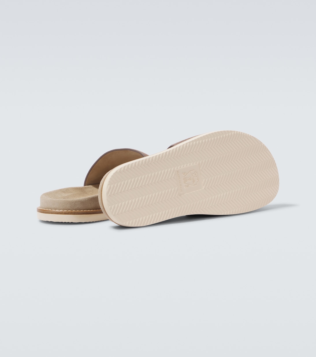 Slippers in suede | Brunello Cucinelli