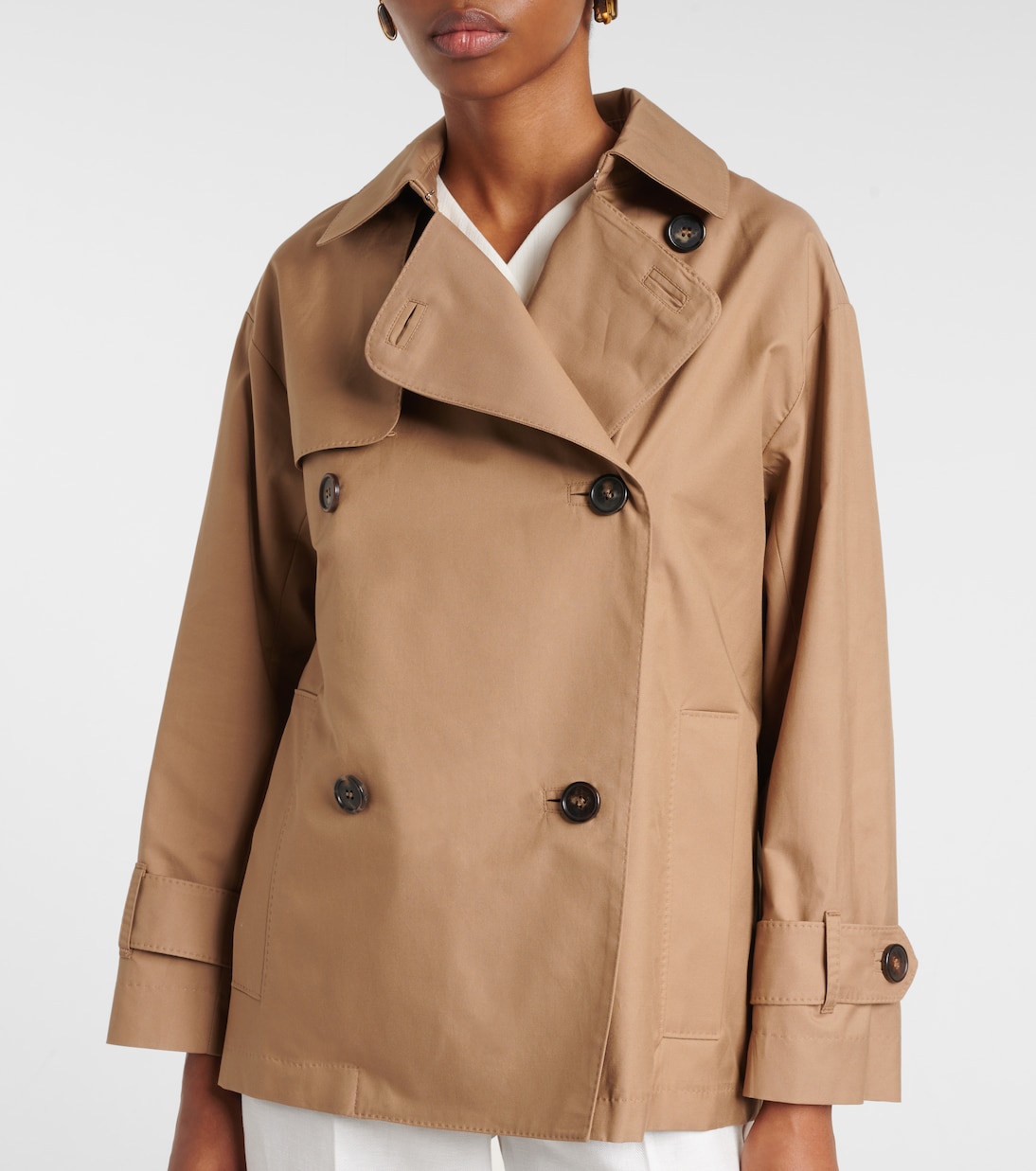 Zeno cotton-blend twill blazer | Max Mara