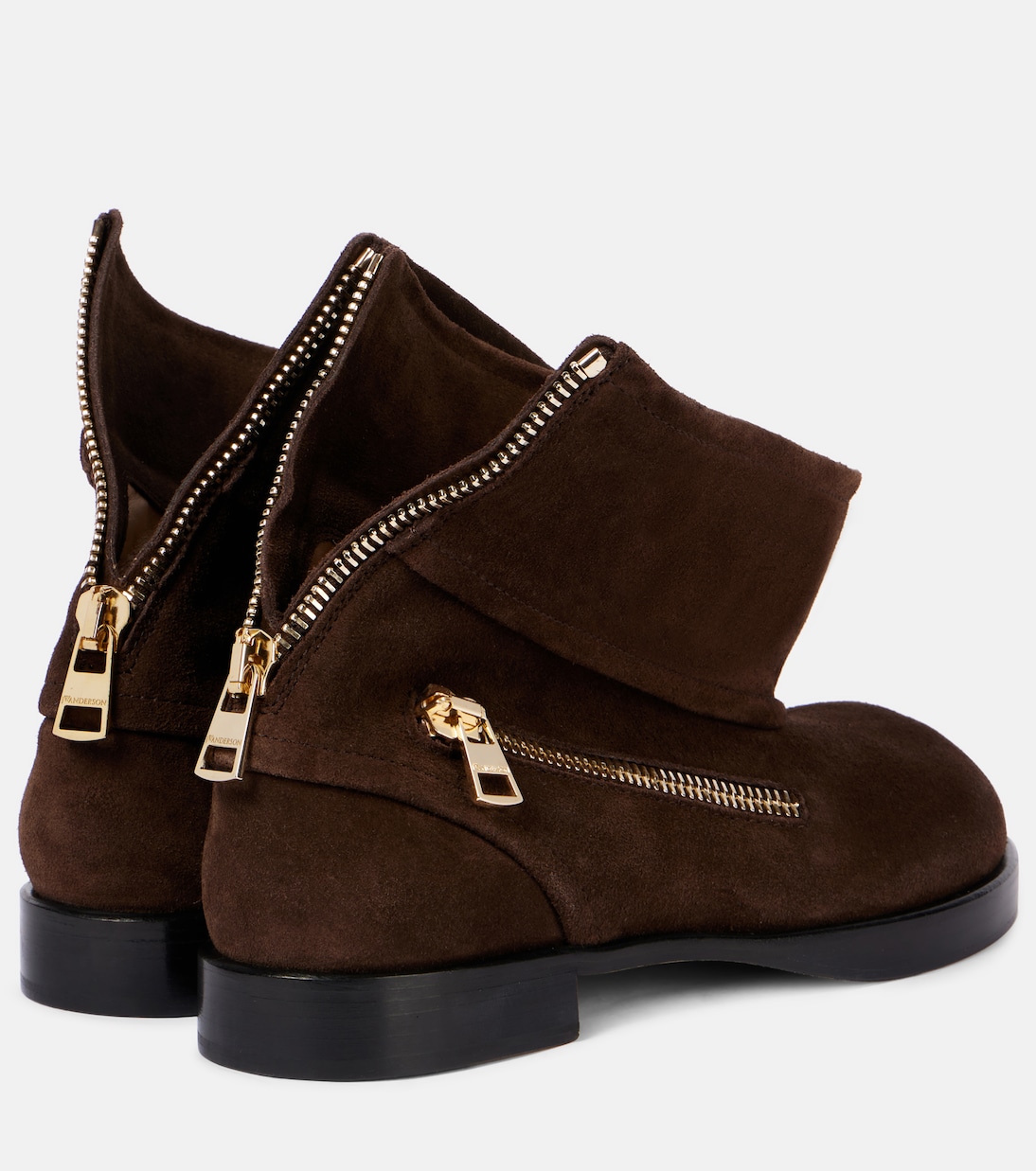 Suede biker boots | JW Anderson