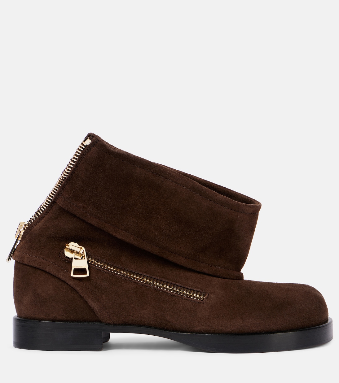 Suede biker boots | JW Anderson