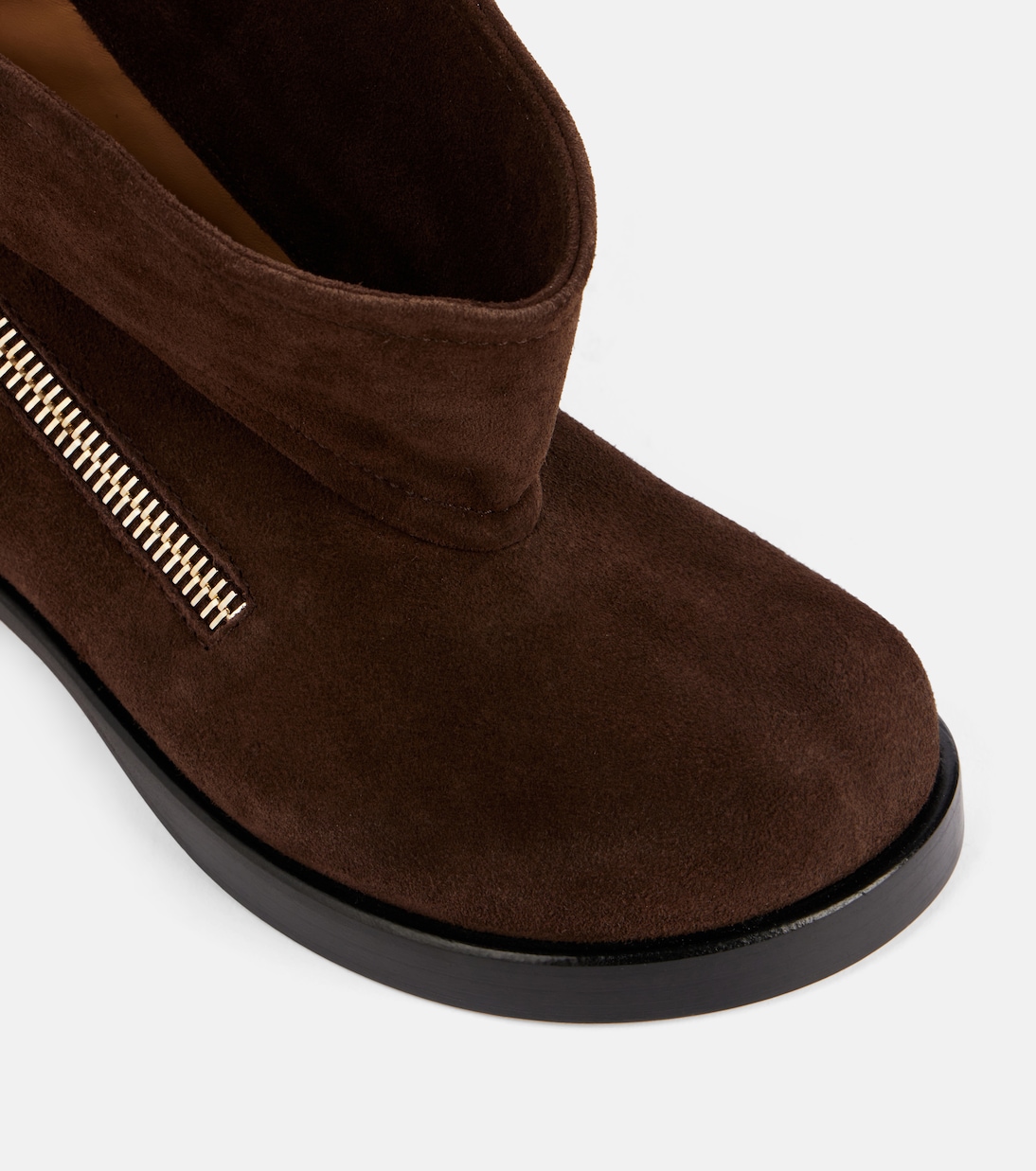 Suede biker boots | JW Anderson