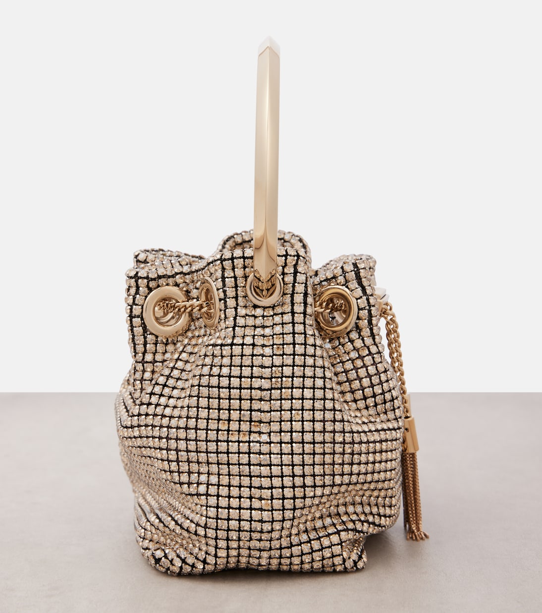 Secchiello Bon Bon Mini con cristalli | Jimmy Choo