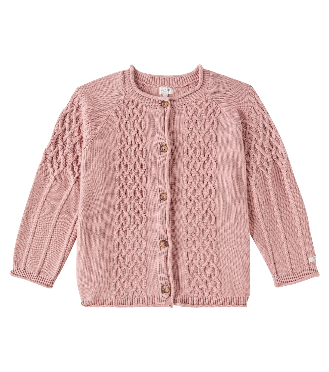 Cardigan Cleo in cotone a trecce | Donsje