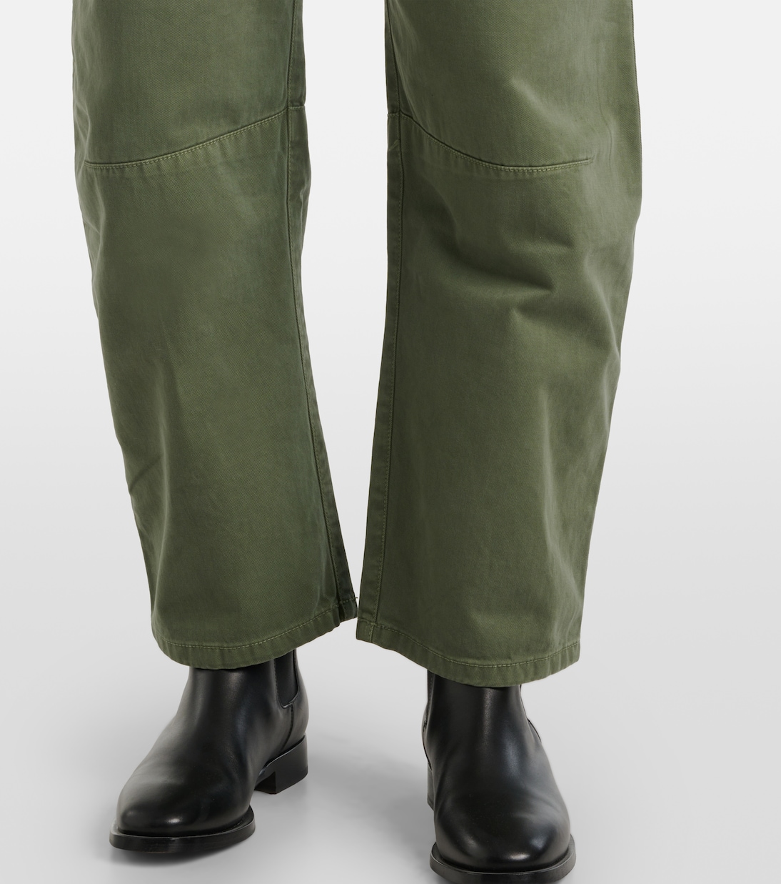 Weite Hose Brylie aus Baumwoll-Twill | Velvet