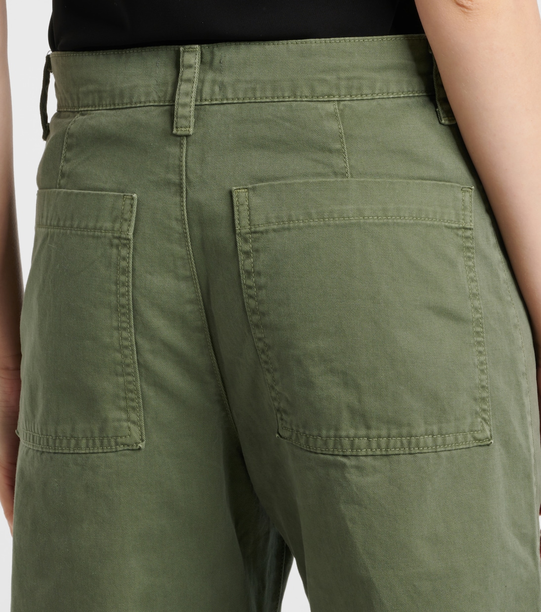 Weite Hose Brylie aus Baumwoll-Twill | Velvet