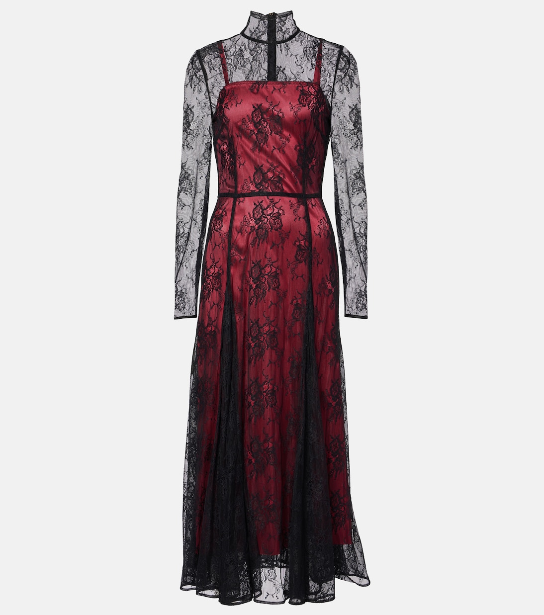 Vestido midi de encaje floral | Dolce&Gabbana