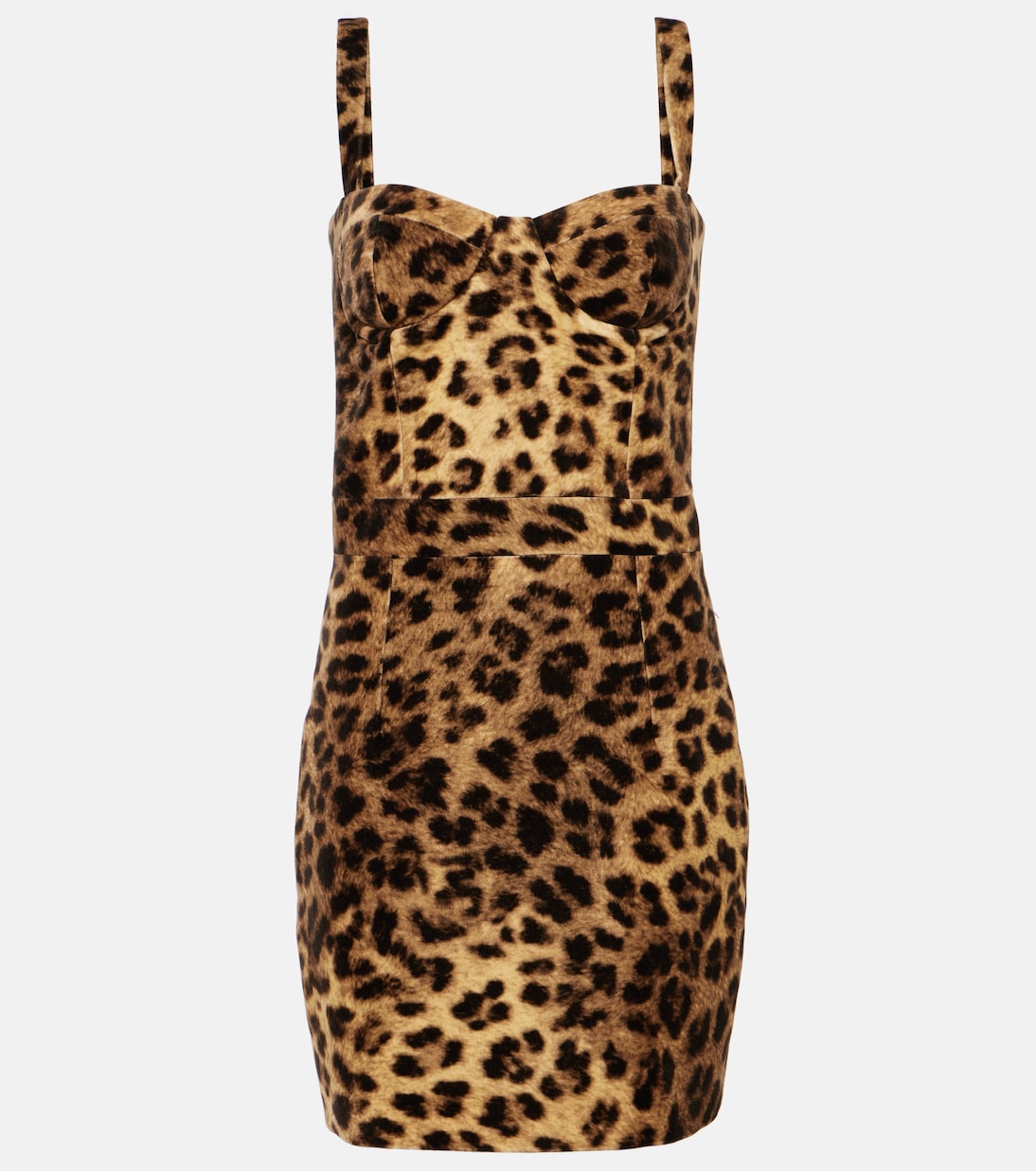 Ilkyaz Ozel Monique: Minigonna in Cotone con Fantasia Leopardo - Nuova Collezione
